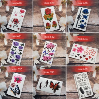 Hình xăm tạm thời chống nước kích thước 4x6cm lên hình nhanh lưu hình 5-7 ngày