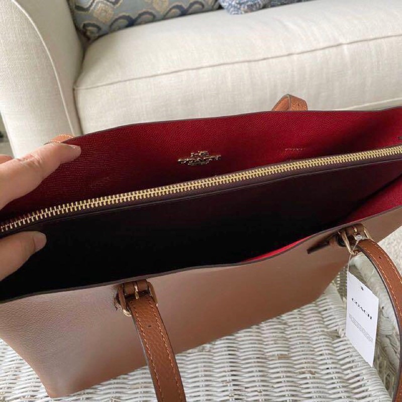 TNS-Túi tote công sở vừa laptop siêu hottrend Mollie tote bag-chất da cao cấp-3 ngăn tiện dụng-màu nâu sang trọng