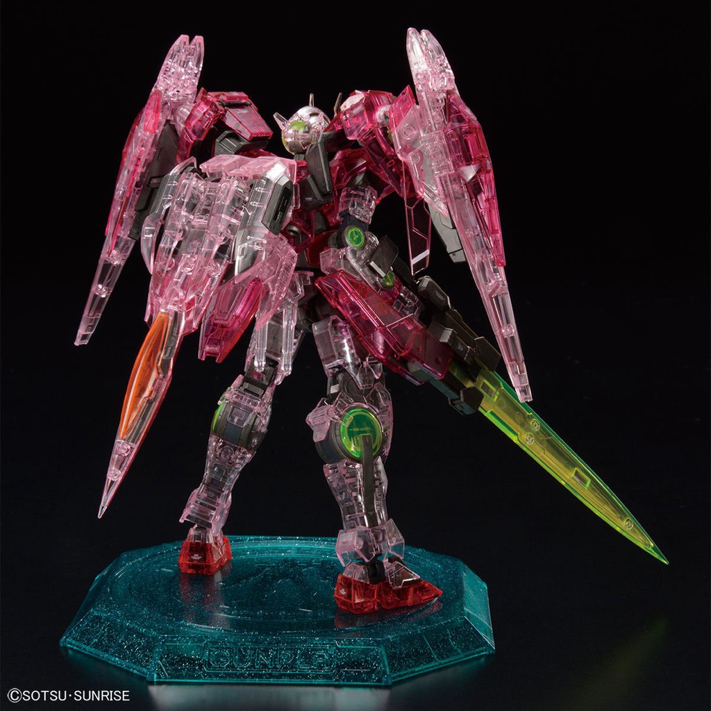 Bandai Mô Hình Gundam RG 00 Raiser Trans-Am Clear The Gundam Base Limited 1/144 Đồ Chơi Lắp Ráp Anime Nhật