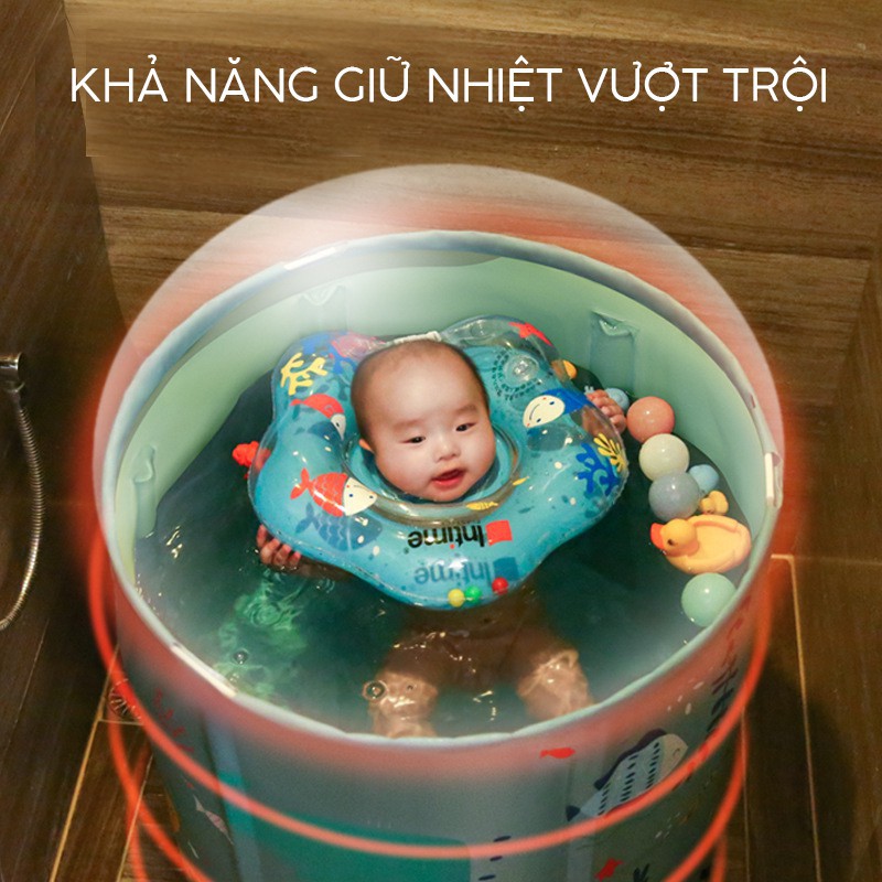 BỂ BƠI 2 LỚP GIỮ NHIỆT CHO TRẺ SƠ SINH BỂ BƠI GIỮ NHIỆT CHO BÉ