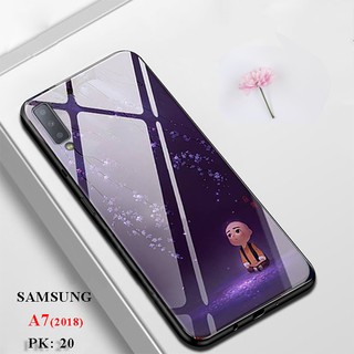 Ốp Samsung A7 2018 (Ốp lưng mặt kính samsung A7 2018)