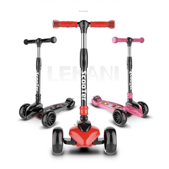 Xe trượt Scooter 3 bánh phát sáng cao cấp – XE TRƯỢT 3 BÁNH – thỏa sức cho con trẻ vui đùa khỏe mạnh