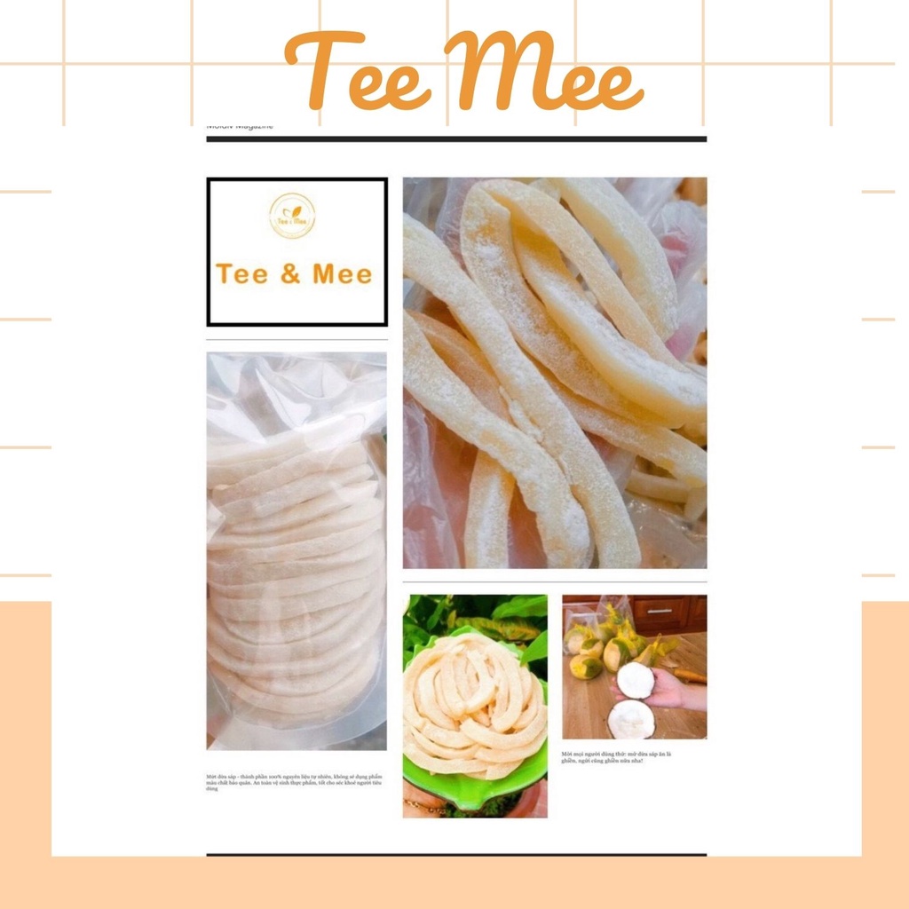 Mứt dừa sáp - Dừa sáp mứt túi 1KG - Tee & Mee