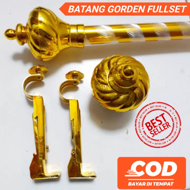 1 Bộ Thanh Treo Rèm Cửa Bằng Sắt 1 2M 100cm 150cm 200cm