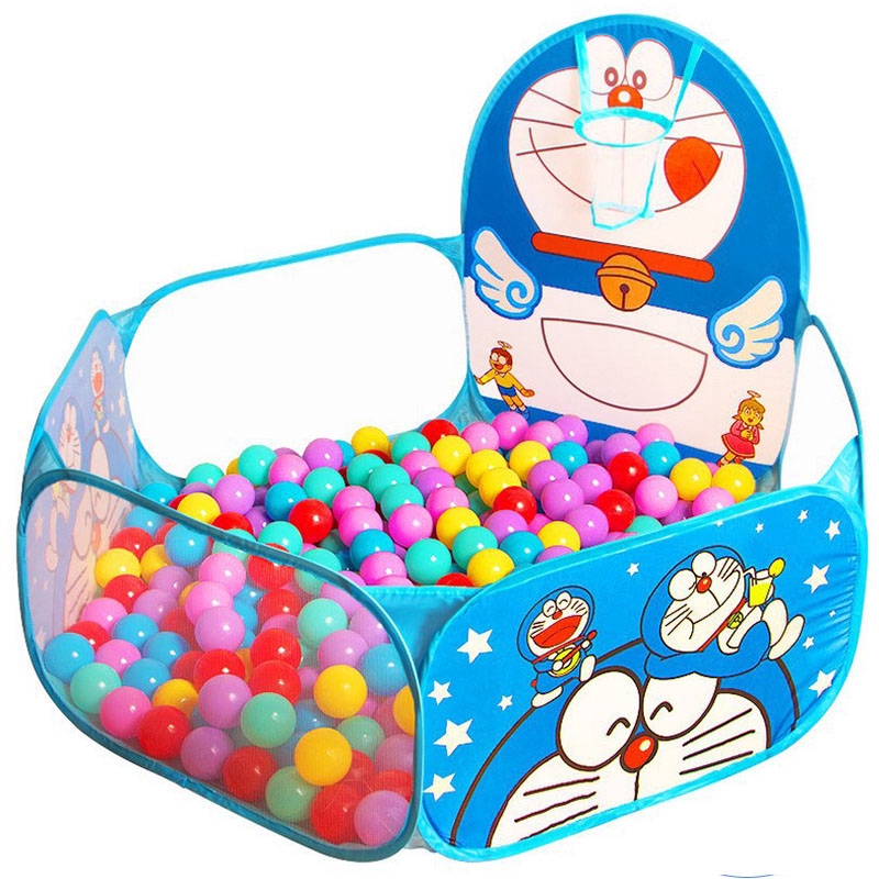 Nhà banh 100 quả hình mèo kitty / doraemon đồ chơi cho bé