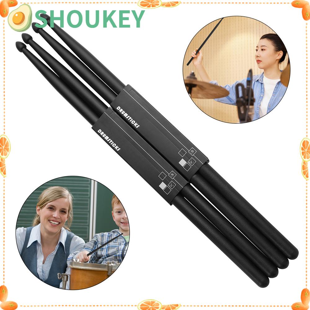 SHOUHOU Cặp dùi trống nhựa nylon 5D chống trượt chuyên dụng tiện lợi