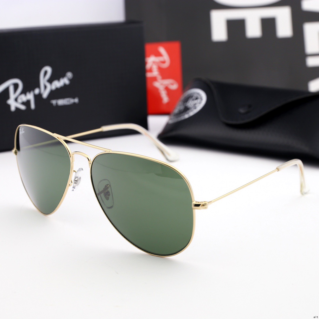 Aviator Ray-Ban_ chính hãng Kính râm 2021 Thời trang Hàn Quốc mới Kính râm nam nữ một mảnh Cặp đôi hợp thời trang Du lịch ngoài trời Kính râm lái xes