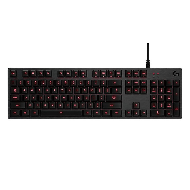 Bàn Phím Cơ Có Dây Logitech G413 Carbon LED Romer-G Switch Full Size - Hàng Chính Hãng