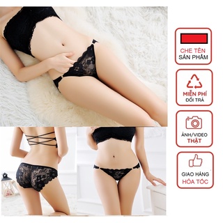 Quần lót nữ lưới thêu hoa sexy – quần lót nữ lọt khe gợi cảm C17
