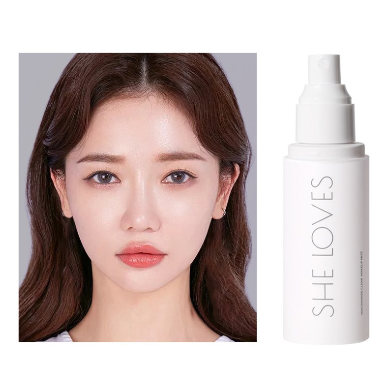 Xịt giữ nền Sheloves Niacinamide Clear Makeup Mist 100ml | BigBuy360 - bigbuy360.vn