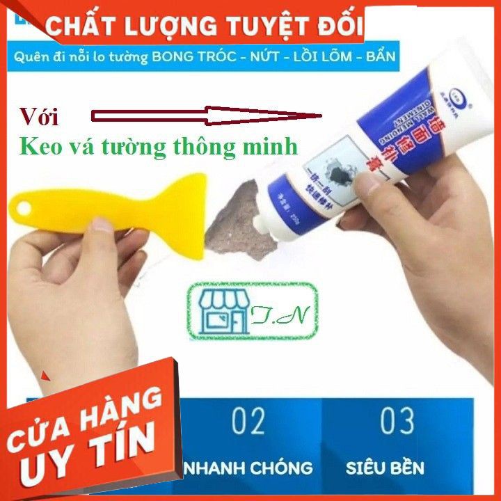 Keo Vá Vết Nứt Tường Nhà Cao Cấp Chống Nước Chống Mốc