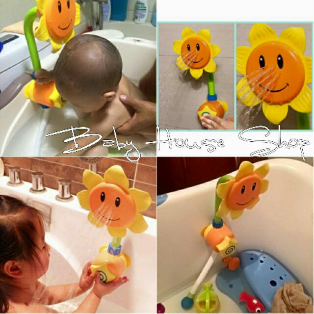 SỈ SLL Vòi sen tắm hình hoa hướng dương cho bé