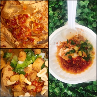 Bánh tráng sate nhà làm