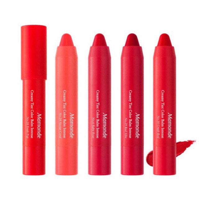 💄 Son thỏi Mamonde 18 Đỏ Cam 👉🏻 Màu 15 Velvet coral Cam San Hô