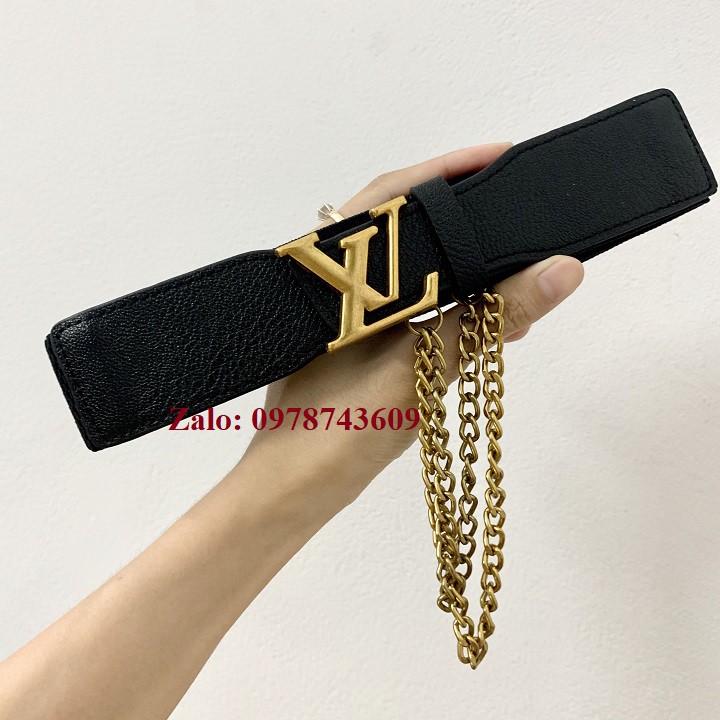 Đai váy nịt đầm kèm chain HOT 4cm