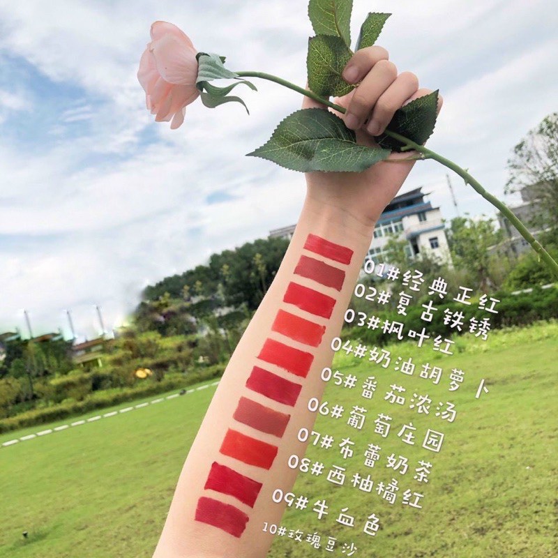 Set son LIPGLOSS WETN 10 cây nội địa Trung
