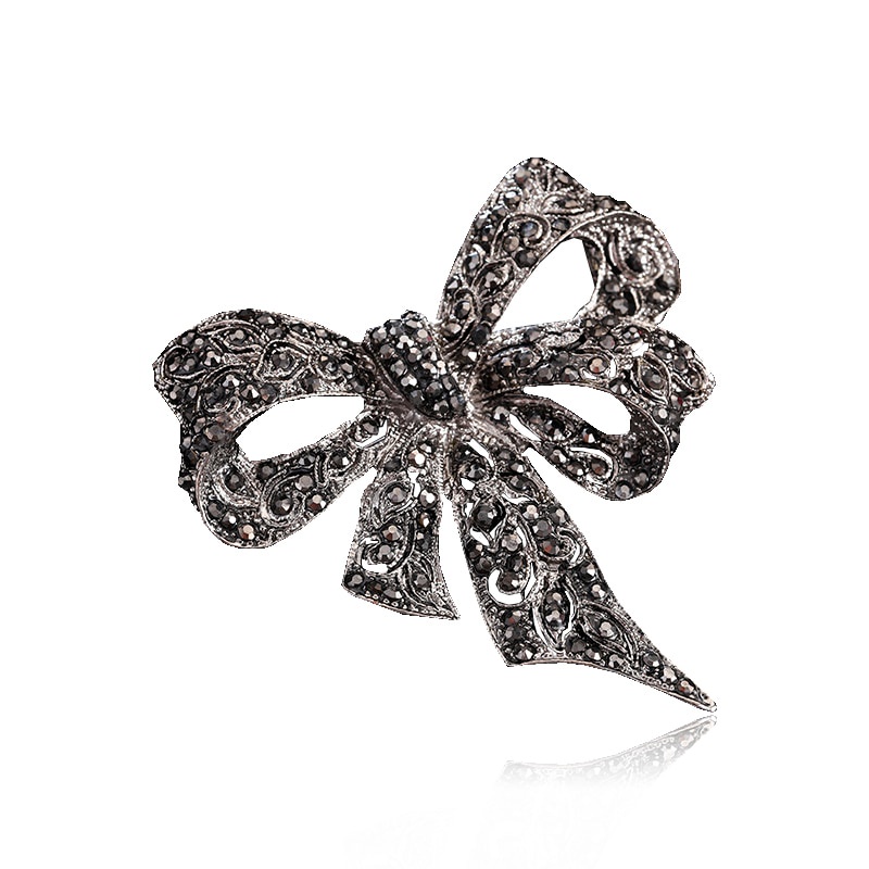 Mới Ghim Cài Áo Hình Nơ Đính Đá Thời Trang