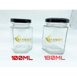 Hũ thuỷ tinh lục giá 100ml