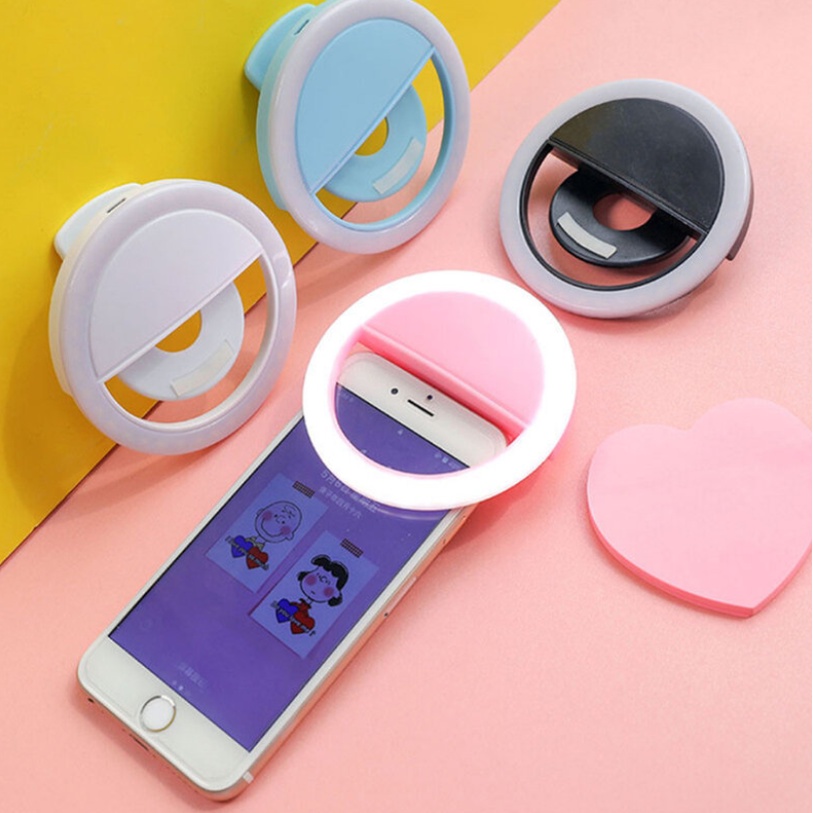 ĐÈN LED Mini Selfie - Đèn Chụp Tự Sướng Hỗ Trợ Ánh Sáng Mịn Khi Chụp Ánh, Chân Dung, Nghệ Thuật, Ảnh Sản Phẩm Siêu Tốt,.