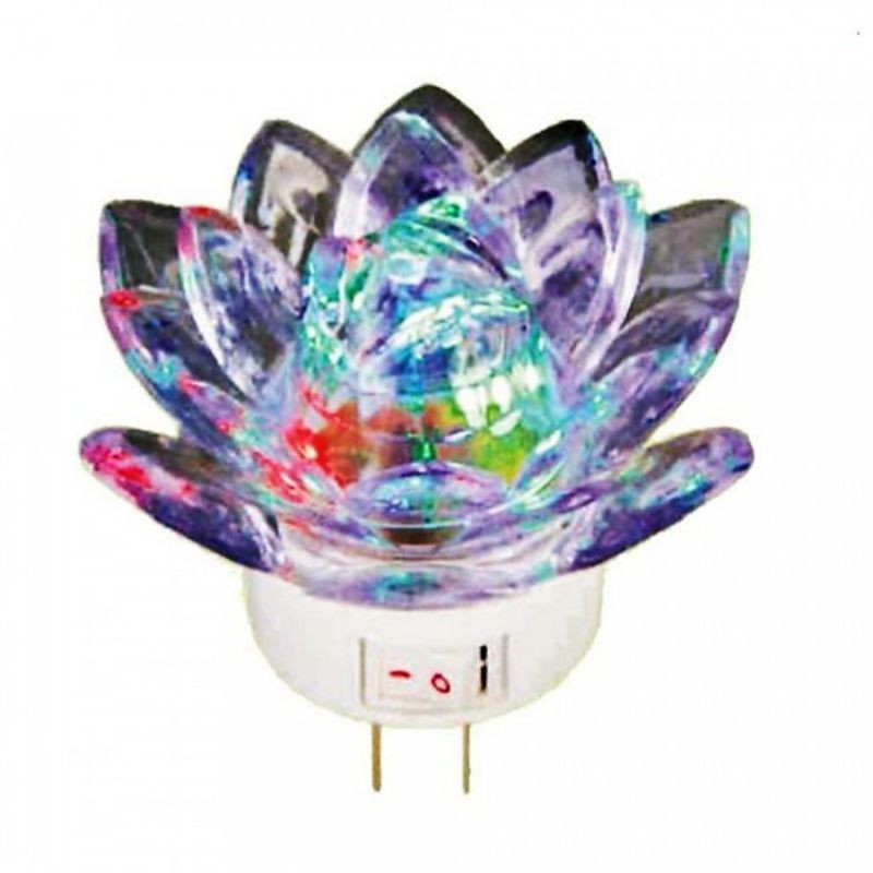 Đèn ngủ hoa sen bóng led nhiều màu