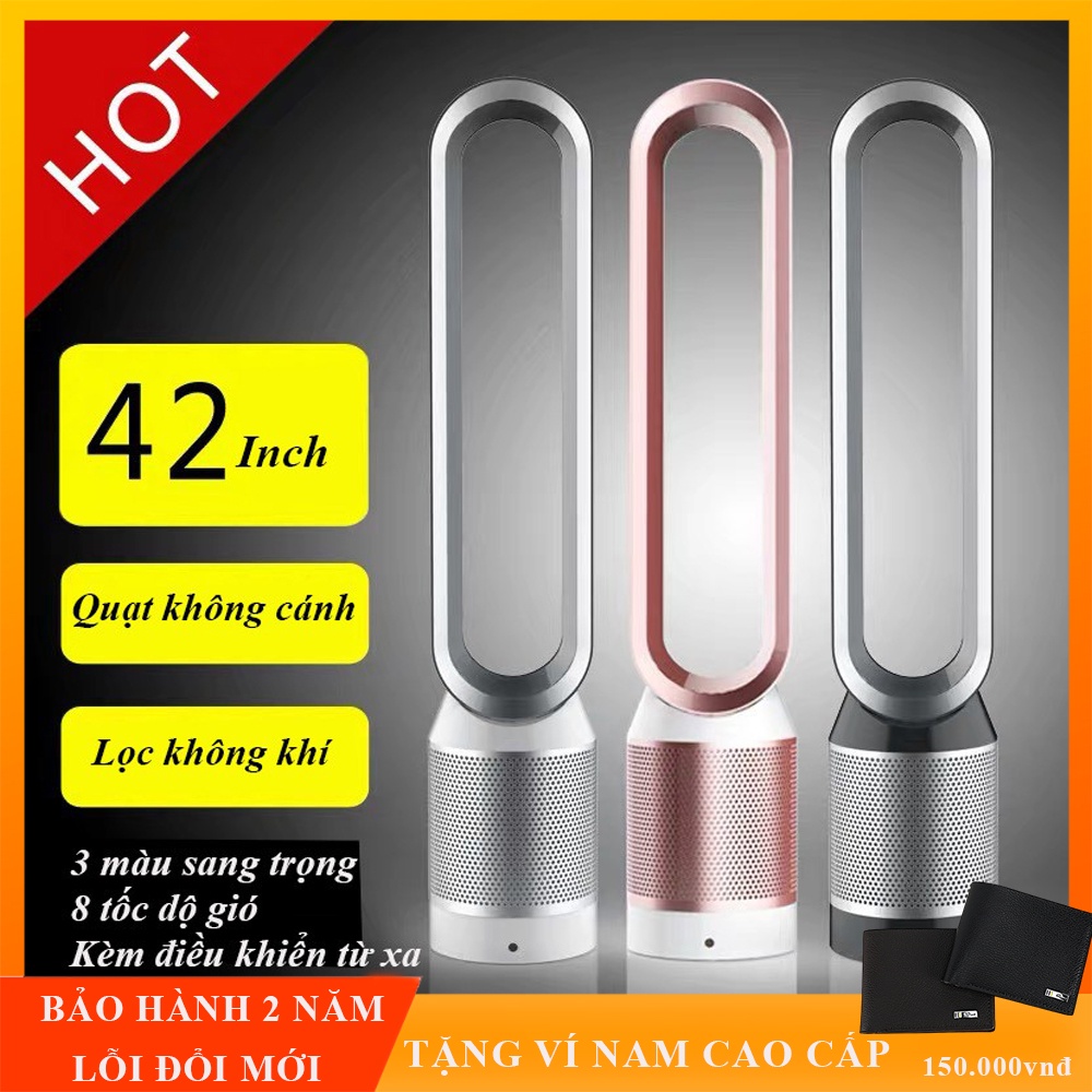 Quạt không cánh Lọc Không Khí SUWA JF-008 - Lõi lọc HEPA tạo ion âm công suất 40W có điều khiển từ xa - Bảo hành 2 năm