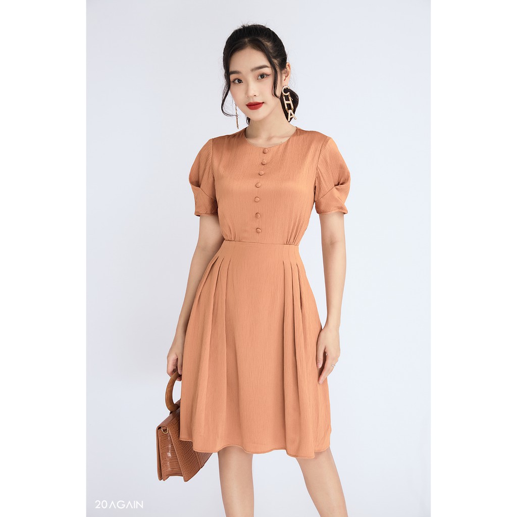 Đầm ngắn tay xếp ly DEA0768 -20AGAIN. | BigBuy360 - bigbuy360.vn