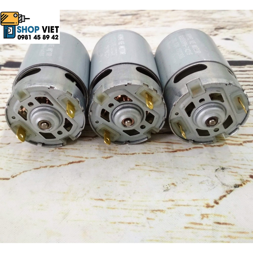 SV Motor 550 công suất cao chuyên cho máy pin 12V-16,8V-21V