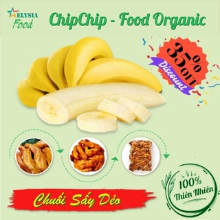 Chuối sấy dẻo Food Organic hương vị tự nhiên thơm ngon giàu chất dinh dưỡng 40g,100g,200g,500g