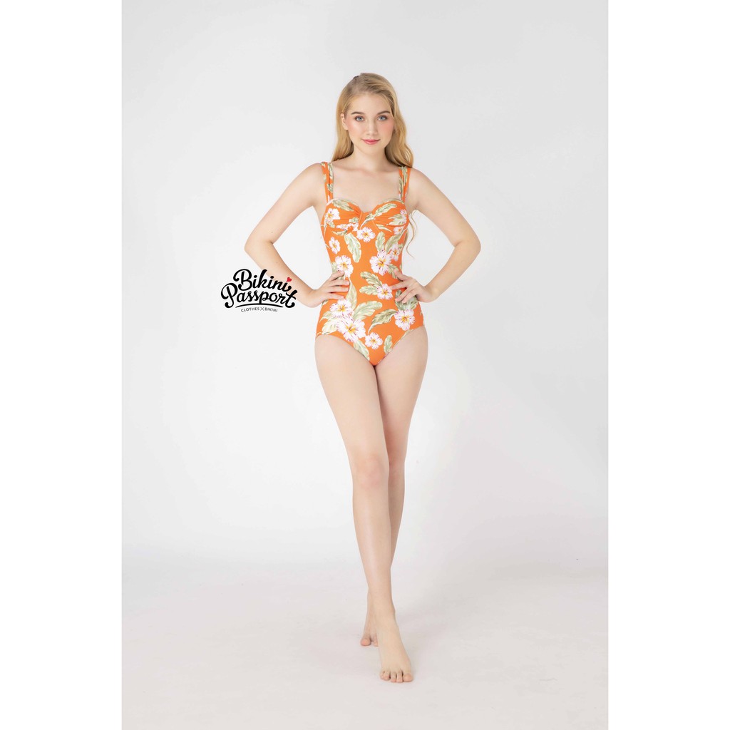 BIKINI PASSPORT - Đồ bơi áo tắm Một mảnh cup nhún - Cam BS051_OR | BigBuy360 - bigbuy360.vn