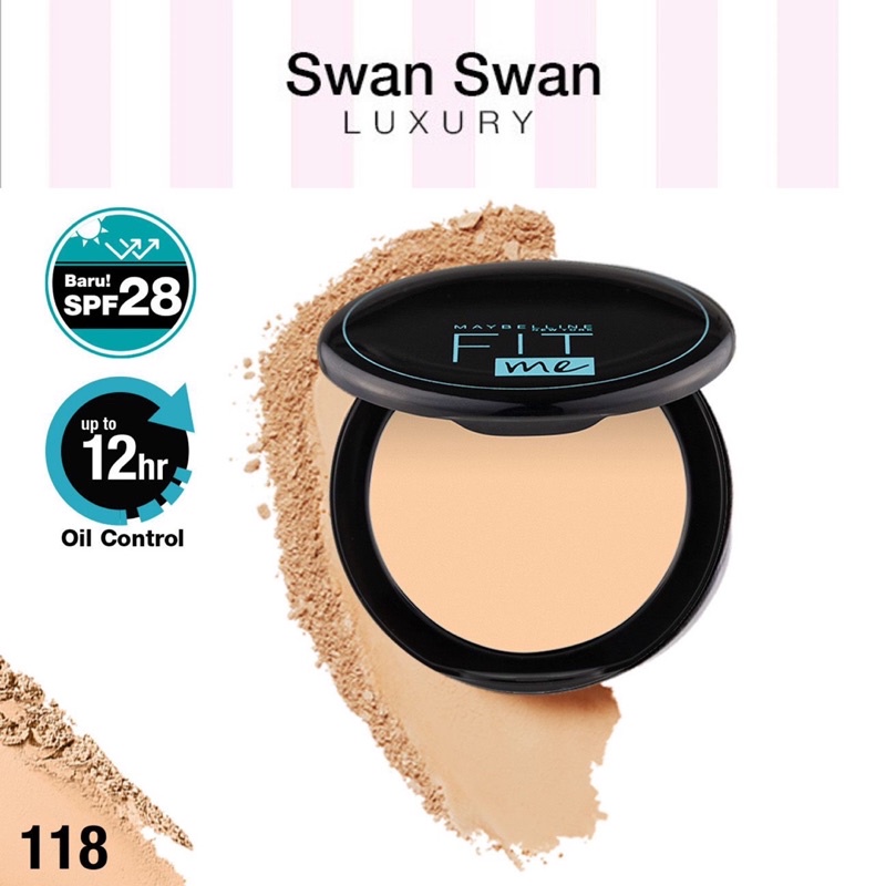 Phấn Phủ Trắng Da Kiềm Dầu Maybelline 6g