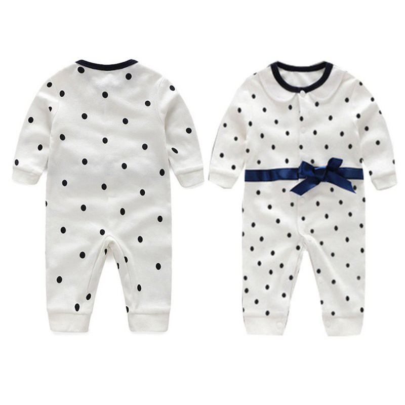 Jumpsuit cotton dài tay cho bé sơ sinh
