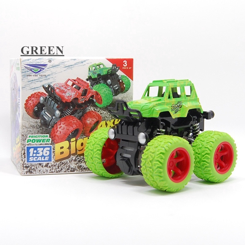 Trẻ em quán tính off-road xe đồ chơi chống sốc món quà mẫu xe mô phỏng