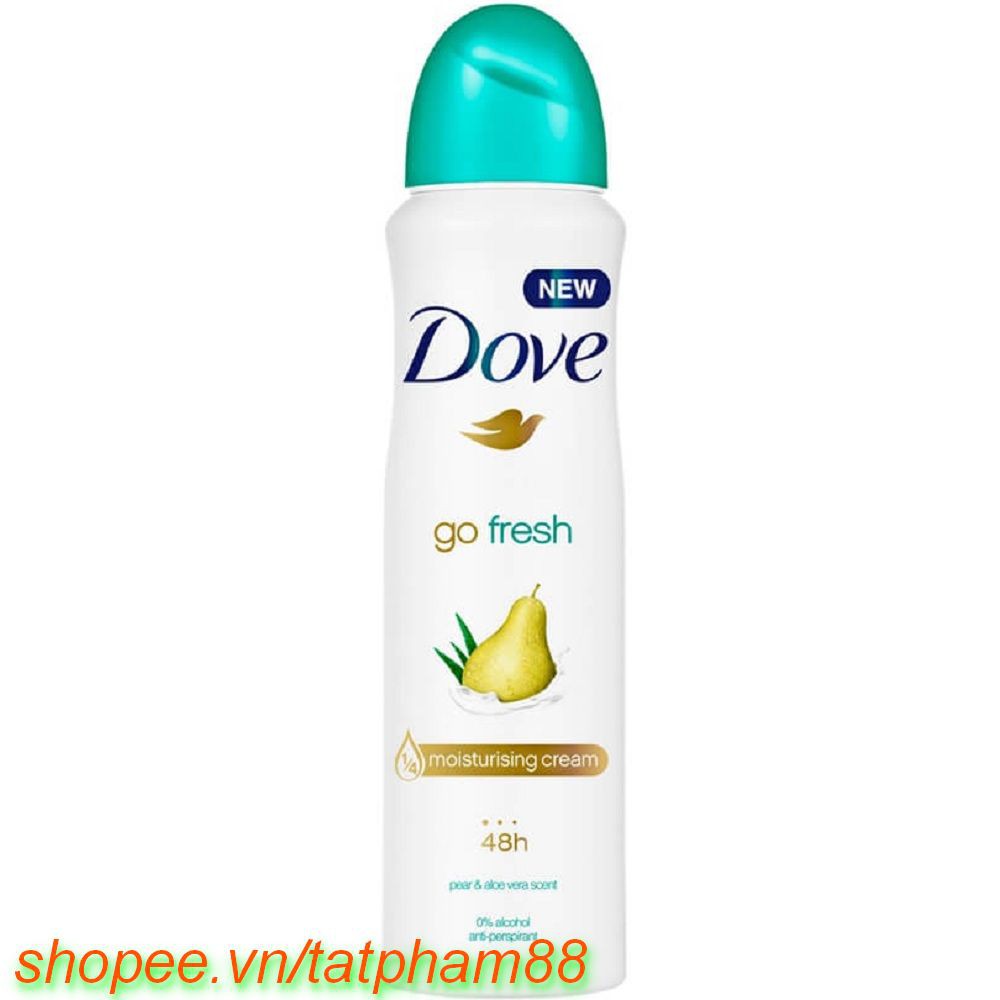 Xịt Khử Mùi Dove 150ml Go Fresh Hương Lê Chính Hãng.