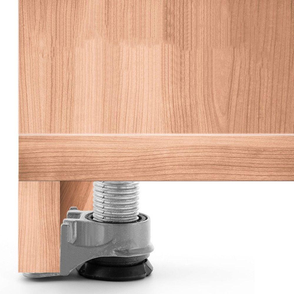 Set 2 Chân Đế Ghế Sofa / Đồ Nội Thất Cứng Điều Chỉnh Được Chống Trượt