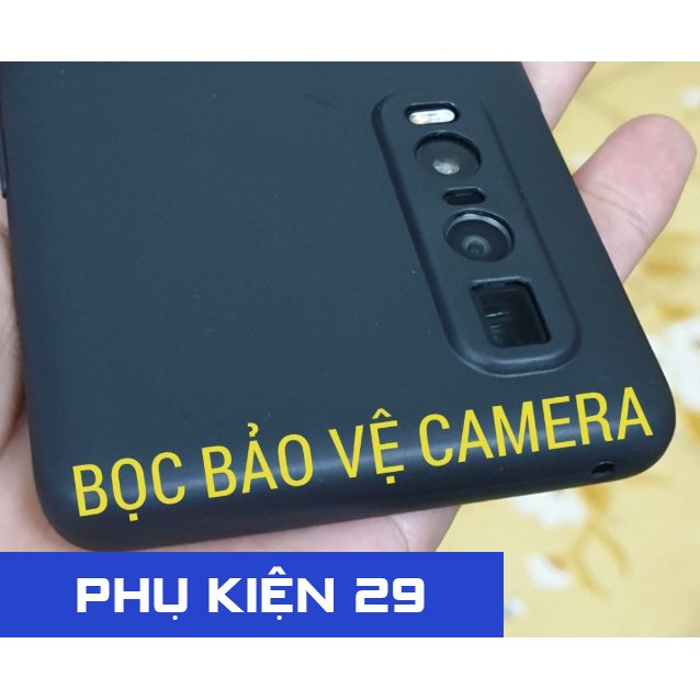 Ốp lưng silicon dẻo nhám có bọc camera cao cấp Henyou