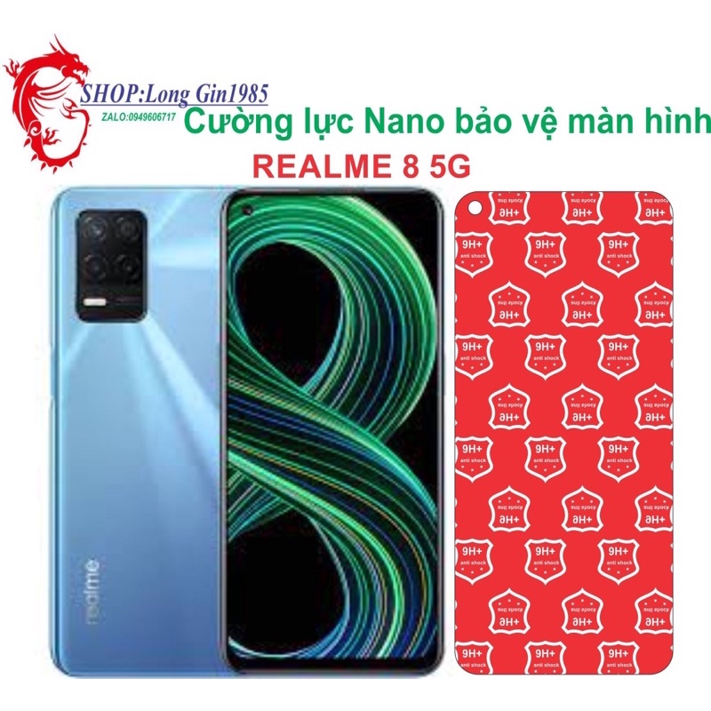 Realme 8 5G Cường lực dẻo Nano chống va đập chống trầy xước tốt