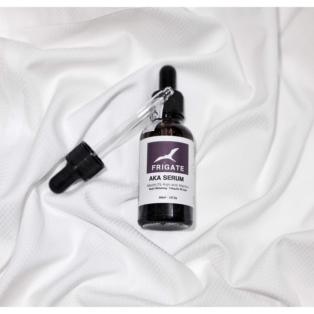 Serum AKA của Frigate 30ml - Da trắng hồng, mờ nám, tàn nhang, mờ thâm, đều màu da với Arbutin, Kojic Acid, Allantoin
