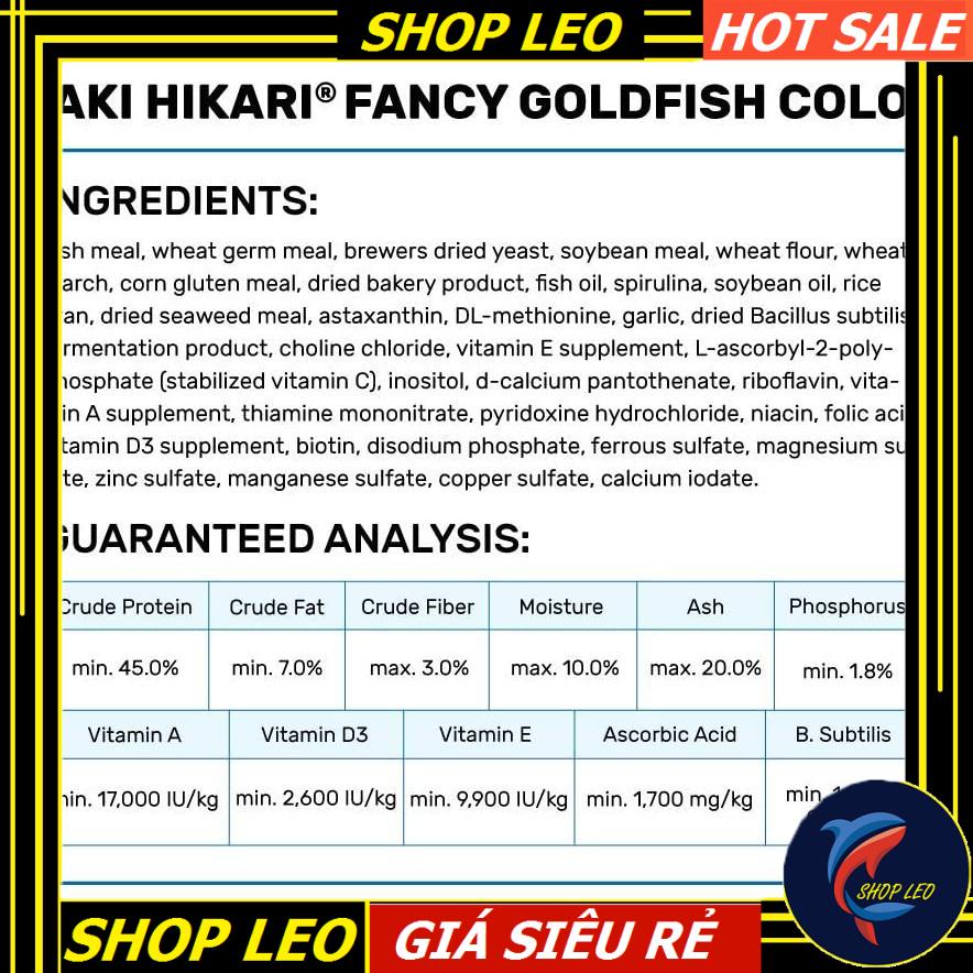 thức ăn cá vàng tăng màu và tăng trưởng Hikari-Nhật Bản- Ranchu - GOLDFISH - Hikari
