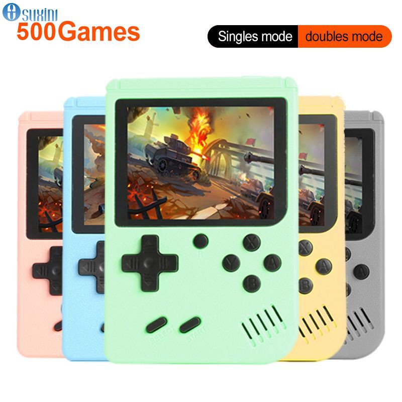 【SUXIN】 Portable Retro Video Game Console 3.0 Inch Handheld Game Player Built-in 500 Classic Games Mini Gamepad For Kids Gift