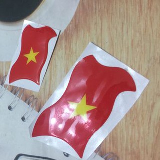 Tem, decal dán  hình cờ đỏ sao vàng