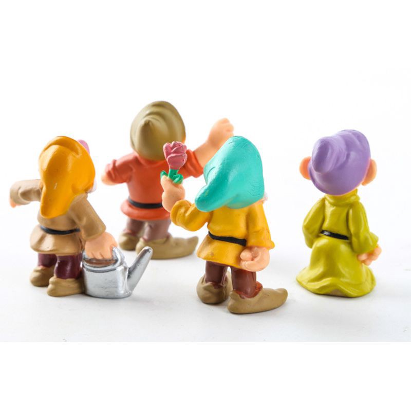 Set 8 mô hình công chúa bạch tuyết và bảy chú lùn làm quà tặng cho trẻ em