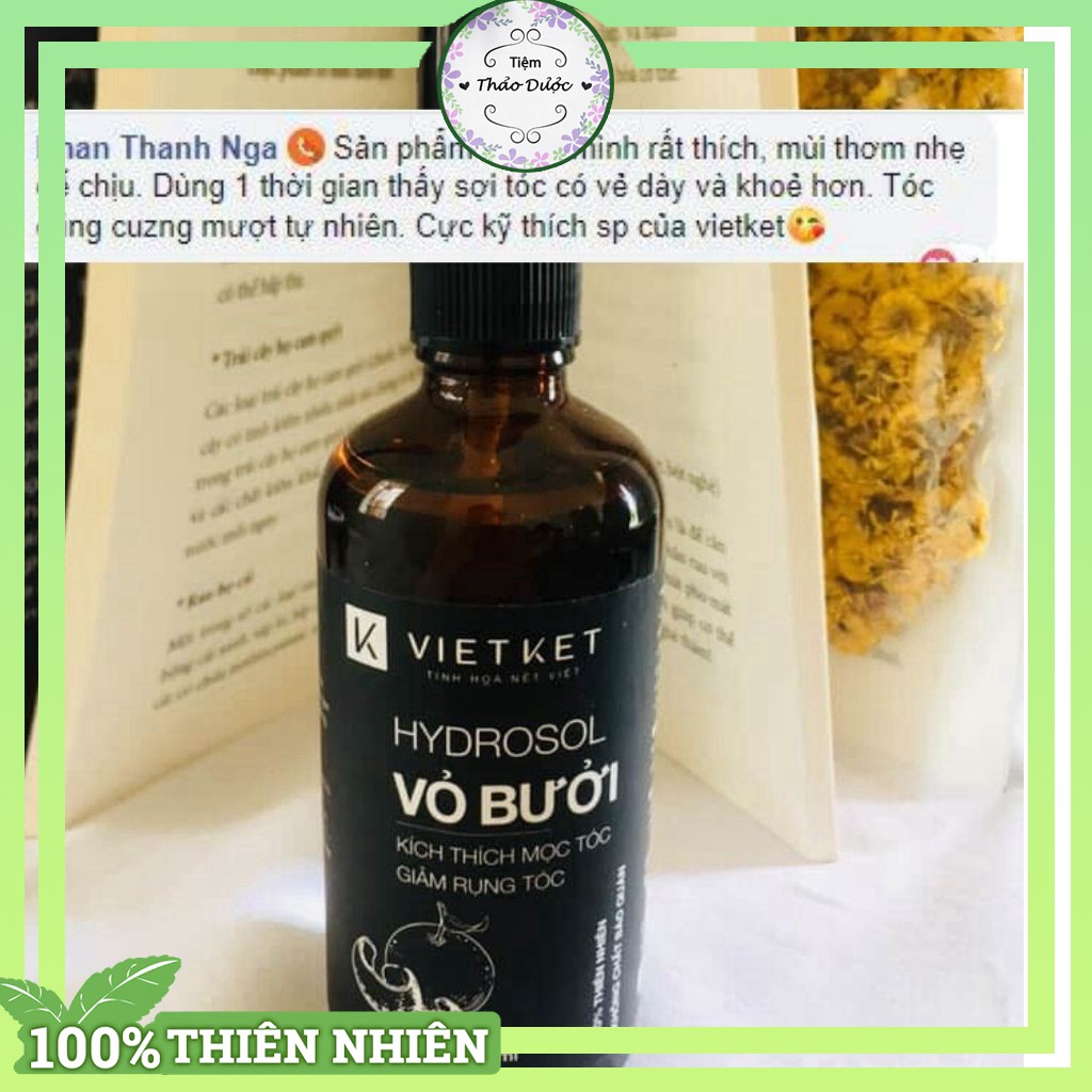 [TRỊ RỤNG 100%] Xịt Vỏ Bưởi Vietket- Trị Rụng Tóc- Kích Thích Mọc Tóc -Làm Dài Tóc 100ml | BigBuy360 - bigbuy360.vn