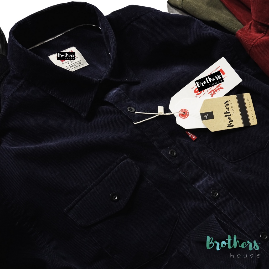 |Xịn đẹp| Áo sơ mi nhung levis cao cấp, bao đẹp trai