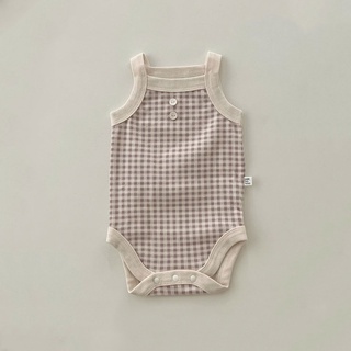 Áo Liền Quần Sọc Ca Rô Cho Bé