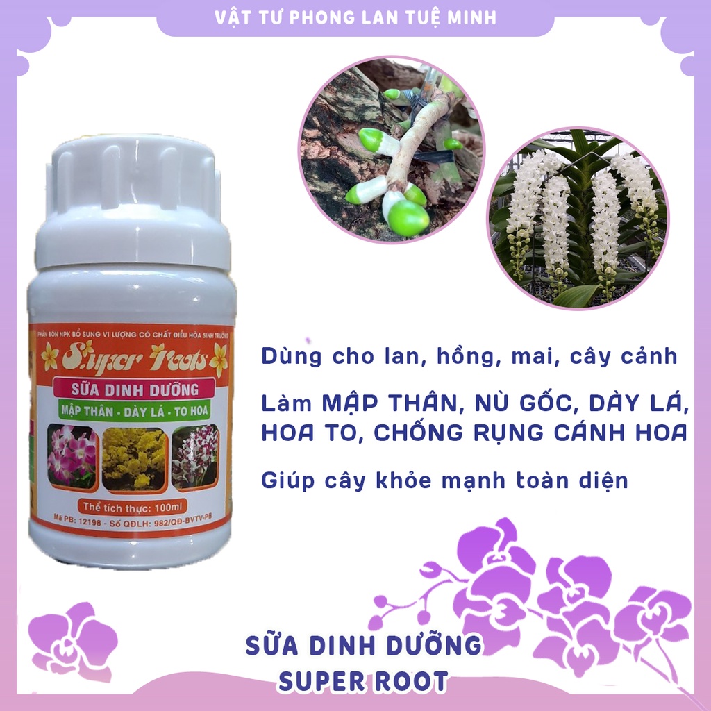 Sữa Dinh Dưỡng - SUPER ROOT - Phân Bón Cho Cây Trồng - 100ml