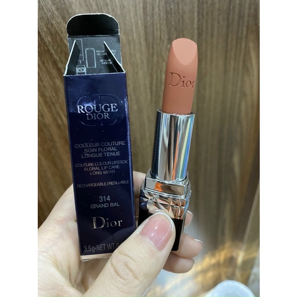 Son Dior 314 Bal màu cam đất hót nhất bảng màu đáng mềm mướt mịn