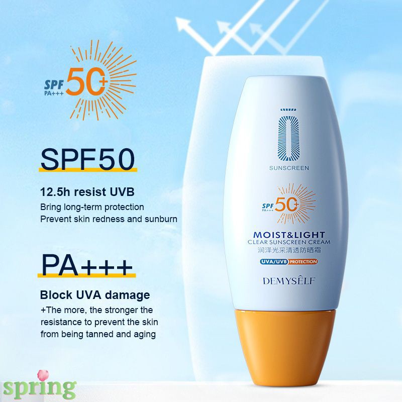 ☪ Sunscreen Whitening Sun Cream SPF 50 Sunblock Facial Body Skin Protective Cream Anti-Aging Oil-control Moisturizing Face SPRING