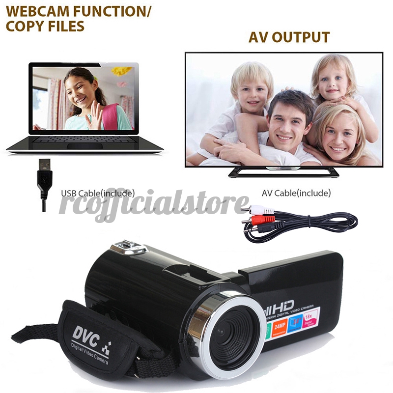 Máy Quay Phim 1080 Hd 24mp Màn Hình Cảm Ứng Dv Tf | BigBuy360 - bigbuy360.vn