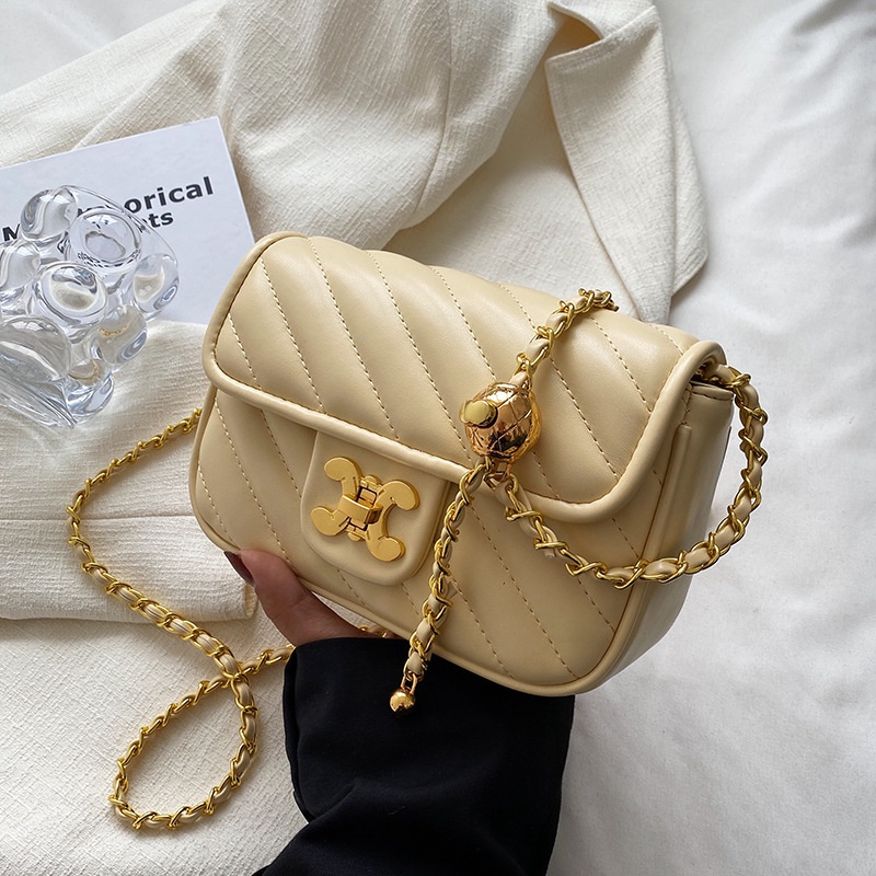 Túi Đeo Chéo Hình Vuông Cỡ Nhỏ Phối Dây Đeo Sợi Xích Kiểu Hàn Quốc Thời Trang Mùa Hè Hàng Mới 2022 Dành Cho Bạn Nữ