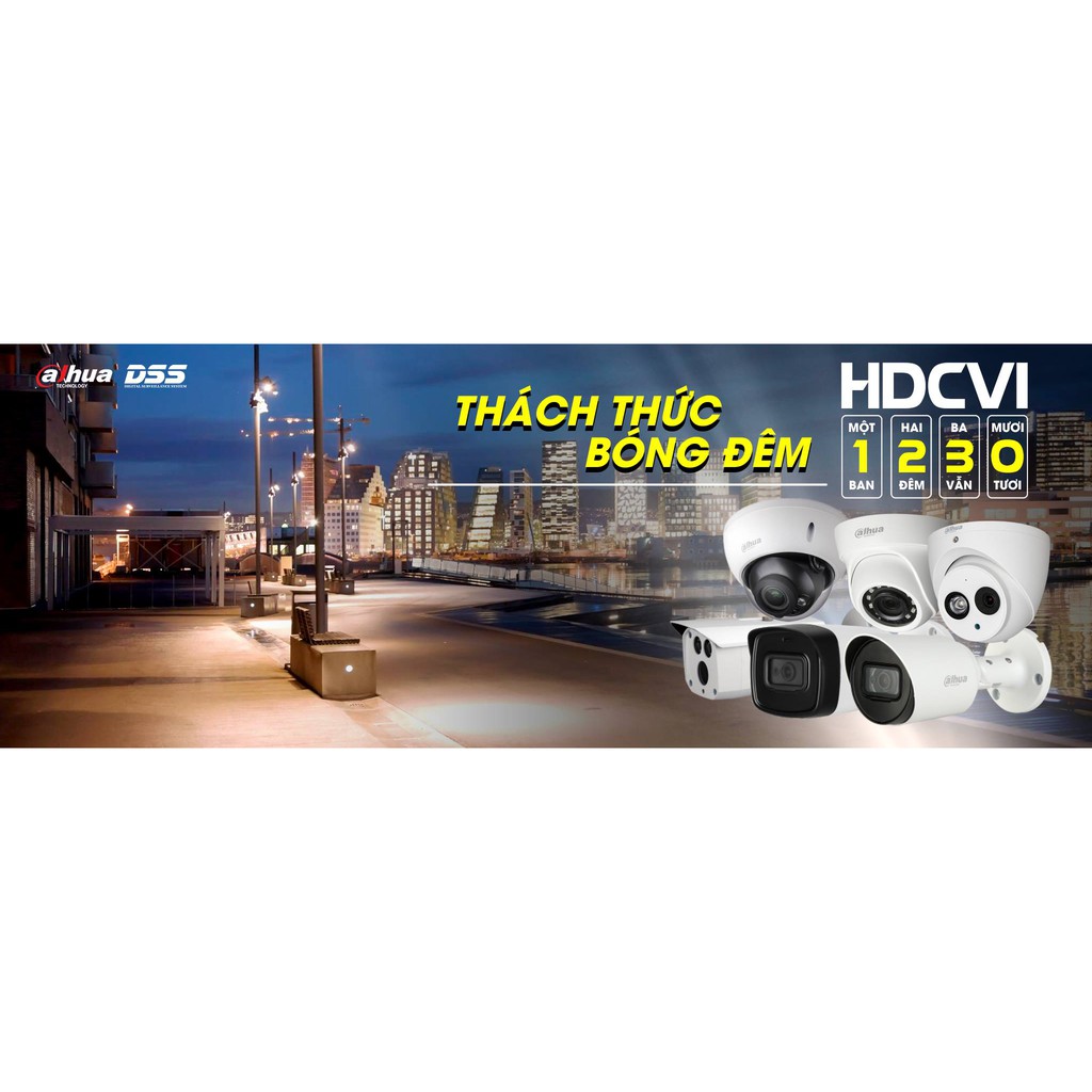 Trọn bộ camera dahua 4 kênh Full HD 1080.